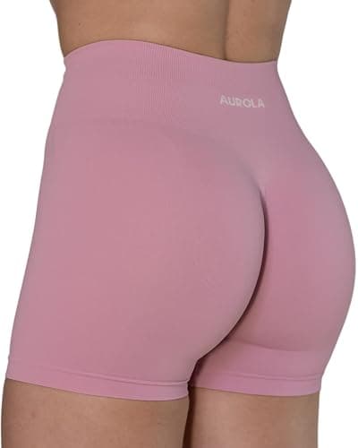 AUROLA Dream Tie Dye Workout Shorts for Women Seamless Scrunch Soft Active Shorts - Image 1