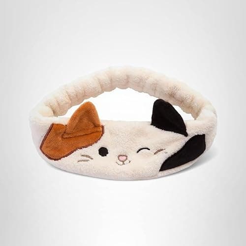 TONYMOLY x Squishmallows Cam the Cat Plush Headband – Soft & Cozy Hair Accessory for Skincare, Makeup, Face Washing & Relaxation – Cute, Gentle, and Functional Headband thumbnail 4