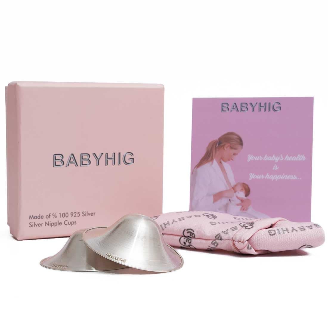 The Orginal Silver Nursing Cups – Silver Nipple Shields for Breastfeeding - Nipple Guards Protector for Breastfeeding - Nipple Shields for Nursing Newborn – Nickel Free – 925 Silver - Image 1