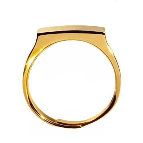 Faith Shining Ring,Adjustable Inspirational Projection Ring With “Trust God” Light Message,Christian Motivational Jewelry For Women & Men,Meaningful Religious Gift thumbnail 2