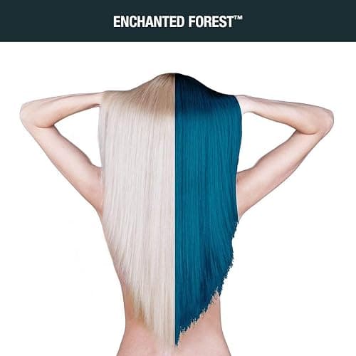 MANIC PANIC Classic Enchanted Forest Semi Permanent Hair Color - Deep Teal Green Hair Dye for Women & Men That Lasts 4-6 Weeks - Vegan, Ammonia & Cruelty-Free - Create & Mix Custom Shades (4oz) thumbnail 8
