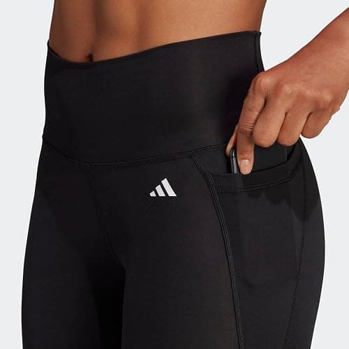 adidas Womens Optime Stash Pocket High Waisted 7/8 Tights thumbnail 4