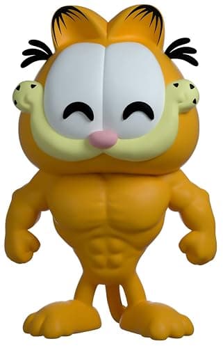 Youtooz Swole Garfield 4.5" Vinyl Figure, Highly Detailed Swole Garfield thumbnail 4
