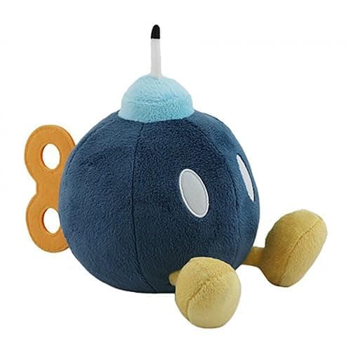 Little Buddy Super Mario All Star Collection 1429 Bob Omb Stuffed Plush, 5""", Multicolor - Plush - Image 1