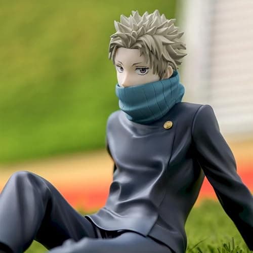 MABAIUDE 2pcs JJK Figure Inumaki Toge and Okkotsu Yuta Figure Statue, Sitting Pose JJK Anime Figurine Model Handmade Collectible Car Desktop Decor Gifts for Fans thumbnail 6