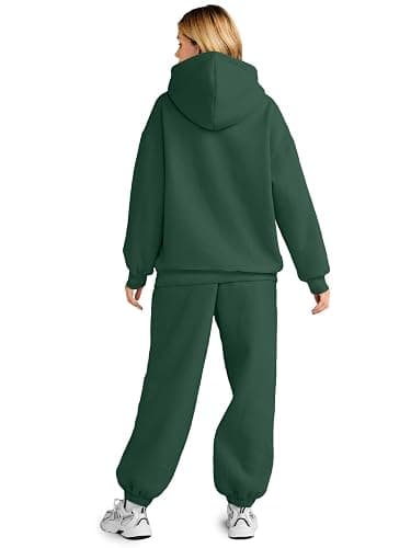 AUTOMET Womens 2 Piece Outfits Lounge Hoodie Sweatsuit Sets Plus Size Fall Fashion Clothes Airport Travel Pants Tracksuits thumbnail 3