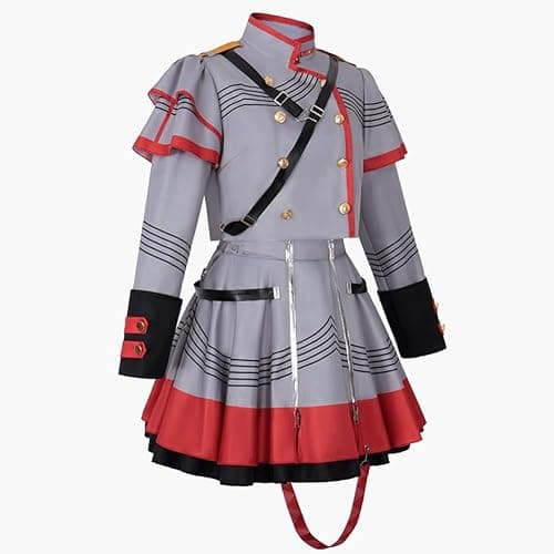 BQDOZJ Kasane Costume Dress Uniform Full Set Socks Women Party Dress thumbnail 4
