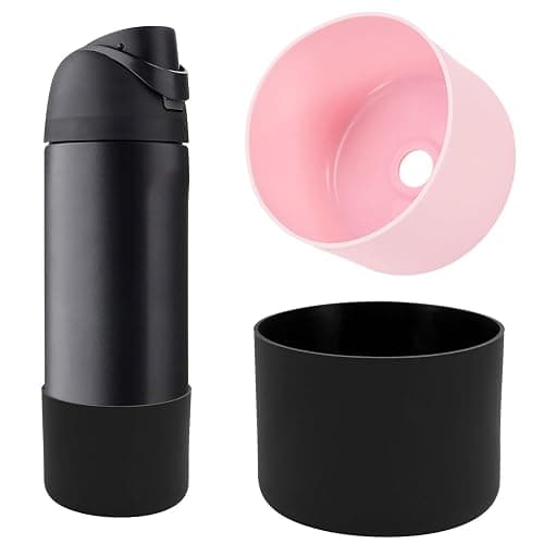 2PCS Silicone Water Bottle Boot for Owala 24 Oz 32 Oz, Anti-Slip Protective Sleeve for FreeSip, Twist, and Flip Stainless Steel Bottles, Bottom Bumper Cover for Owala Water Bottle - Image 1