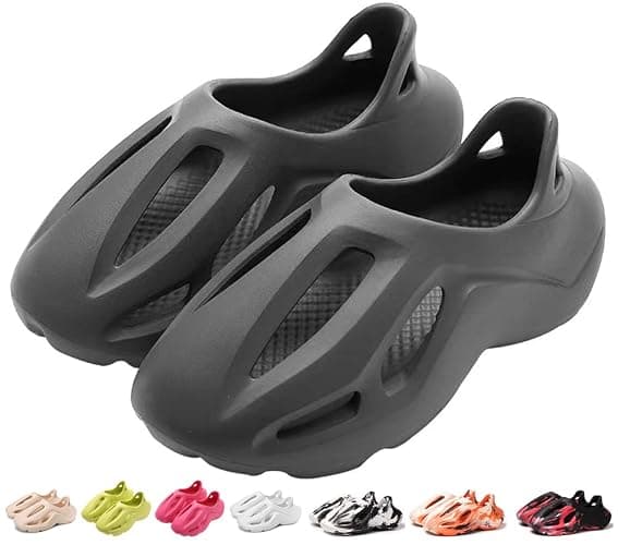 vioxthak Foam Runner Sneakers Cloud Slides Pillow Sandals Sports Shoes Non-Slip Lightweight Walking Shoes fashion outdoor indoor Summer Beach Sandals for Women Men - Image 1