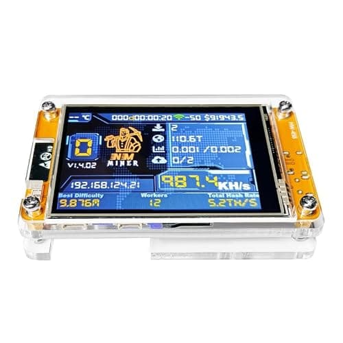 Bitcoin Miner NMMiner ESP-WROOM-32 ESP32 Development Board 2.8 inch Smart Display Lucky Miner Hashrate Module 1010H/s Crypto Solo Lottery Miner thumbnail 5