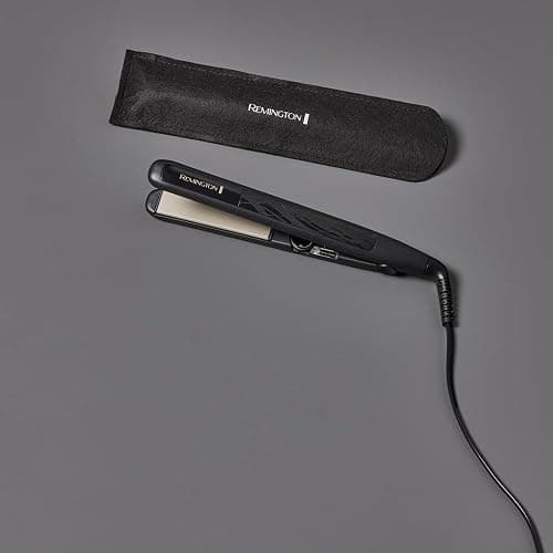 Remington Glätteisen Ceramic Straight (4-facher Schutz: antistatische Keramik-Turmalin-Beschichtung -gleichmäßige Wärmeverteilung, geringere statische Aufladung & seidiger Glanz) Haarglätter S3500 thumbnail 2