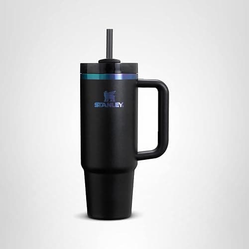 Stanley Quencher H2.0 Tumbler with Handle and Straw 30 oz | Flowstate 3-Position Lid | Cup Holder Compatible for Travel | Insulated Stainless Steel Cup | BPA-Free | Black Chroma thumbnail 10