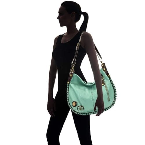 CHALA Teal Hobo Style ladybug Shoulder Purse with & Chala Ladybug Zip Wallet Combo Set thumbnail 9