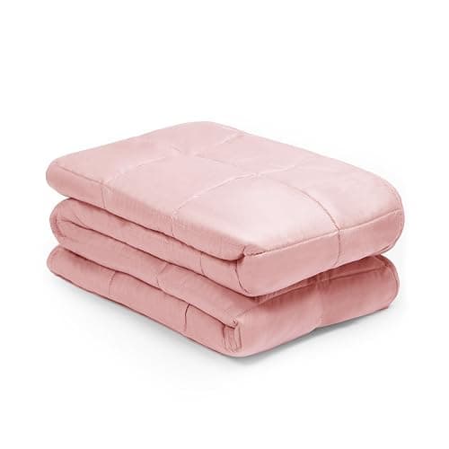 Brentfords Weighted Blanket 8kg for Adults Therapy Anxiety Autism Insomnia Calming Stress Relief with Micro Glass Beads, King - Blush Pink - 150 x 200cm - (Disclaimer Only suitable for age 3+ years) thumbnail 8