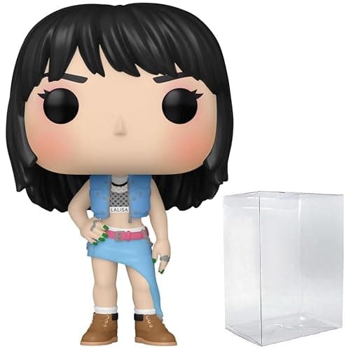 POP Rocks: Blackpink - Lisa Funko Vinyl Figure (Bundled with Compatible Box Protector Case), Multicolored, 3.75 inches - Image 1