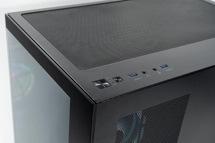 CyberpowerPC Luxe PC Gamer - Intel Core i9-12900KF, Nvidia RTX 5080 16Go, RAM 32Go, SSD NVMe 1To, 850W 80+ PSU, Wi-FI, Refroidissement Liquide, Windows 11, Ark RGB thumbnail 3
