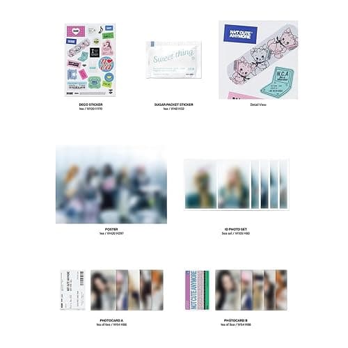 ILLIT [1st Single Album NOT CUTE ANYMORE](NOT CUTE VER.) + 3 Extra Photocards Set thumbnail 5