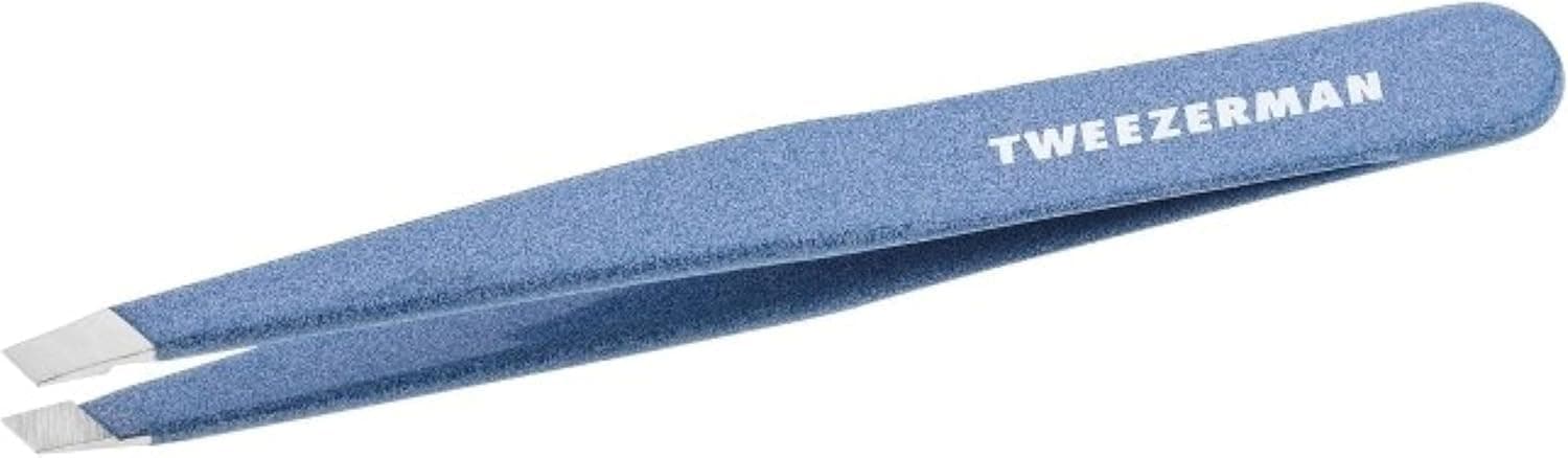 Tweezerman Slant Tweezer – Tweezerman Tweezers for Eyebrows Granite Sky - Image 1