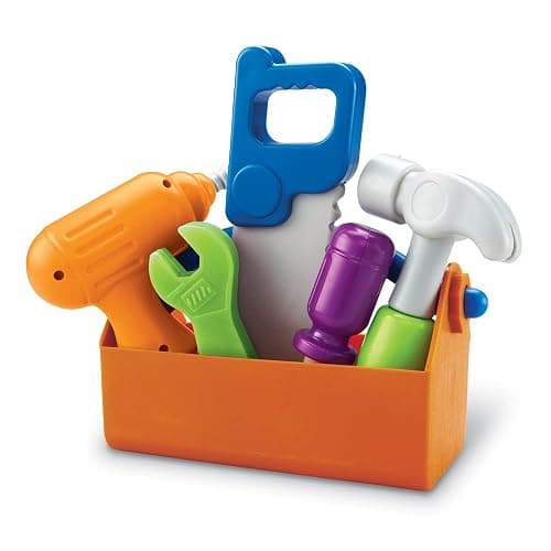 Learning Resources New Sprouts Fix It! My Very Own Tool Set - 6 Pieces, Ages 2+ Toddler Learning Toys, Develops Fine Motor Skills, Toddler Tool Set, First Tool Box, Kids Tool Set,Stocking Stuffers thumbnail 4