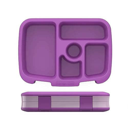 Bentgo® Kids Children’s Lunch Box - Leak-Proof, 5-Compartment Bento-Style Kids Lunch Box - Ideal Portion Sizes for Ages 3 to 7 - BPA-Free, Dishwasher Safe, Food-Safe Materials (Purple) thumbnail 5