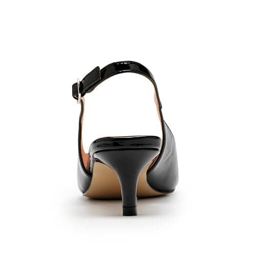 Black Low Kitten Heels thumbnail 5