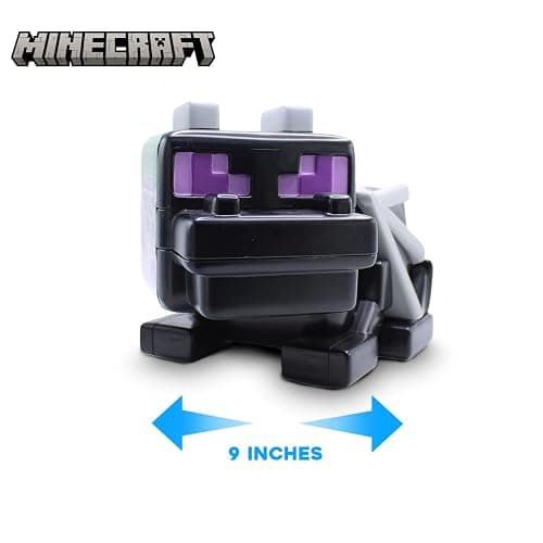 Just Toys – Minecraft Ender Dragon Surprise Bundle, Mystery Toys Inside | Series 2 Ender Dragon 9-inch figure opens to reveal a surprise squishme, hanger, plush, spinner & poster inside thumbnail 4