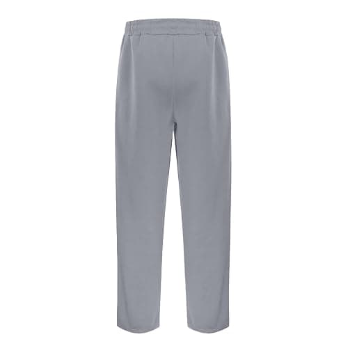 Teen Boys Baggy Sweatpants Drawstring Elastic Waist Y2K Loose Wide Leg Sweat Pants Yoga Gym Track Pants with Pockets thumbnail 3