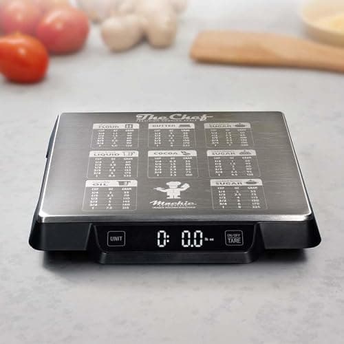 Heavy Duty Digital Kitchen/Food Scale – 33lb Capacity, 1g Accuracy, Perfect for Baking, Cooking & Meal Prep! Easy-to-Read with Large Containers. Bonus: Built in Baking Conversions! Restaurant Grade! - Image 1