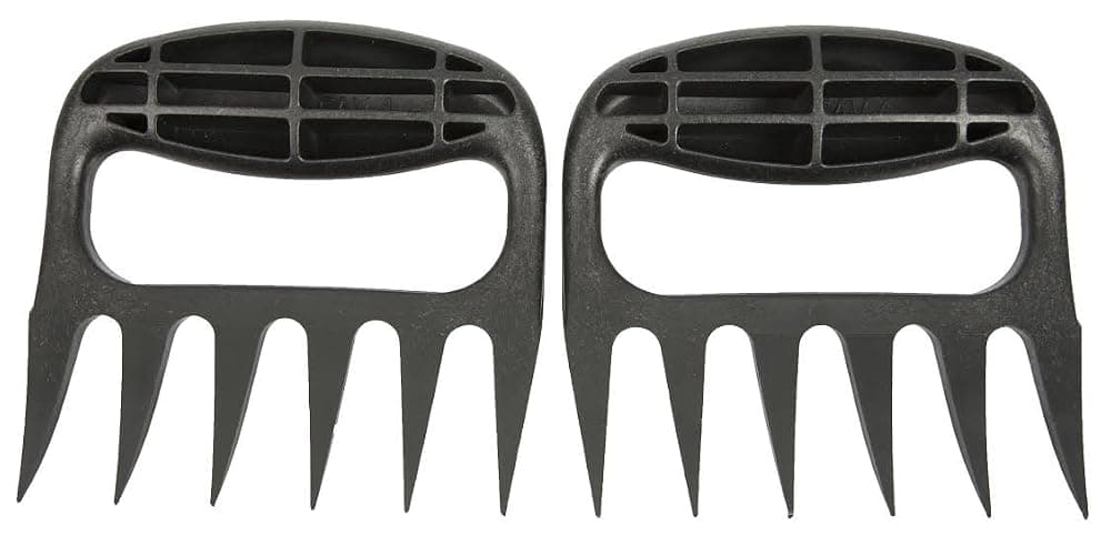 Bear Paws Meat Claws - The Original Meat Shredder Claws for Pulled Pork, USA Made - Easily Lift, Shred, Pull and Serve Pork, Chicken, Brisket and Turkey - Gift for Dad on Christmas! (Black) thumbnail 8