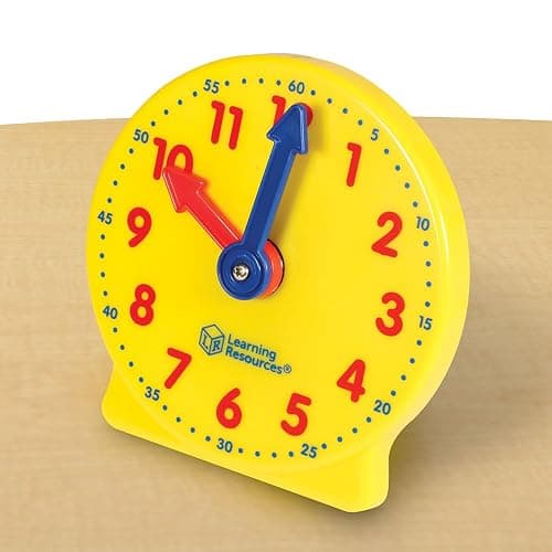 Learning Resources Big Time Mini Clock, Teaching Clock, Classroom Accessories, Ages 5and UP thumbnail 4