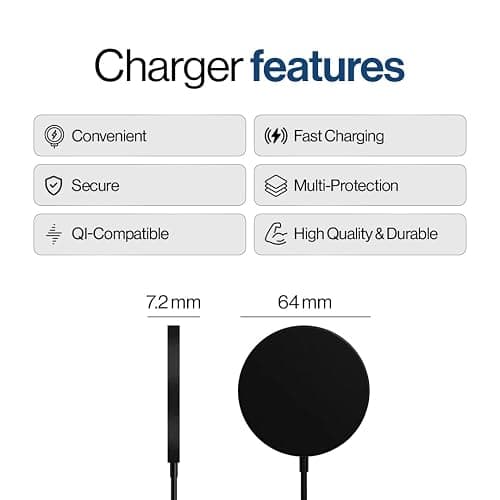 Spotminders Travel Bundle for Couples 2-Pack Wallet Tracking Cards & Wireless Charger for Tracking Card, iPhone, AirPods 15W QI Compatible thumbnail 9