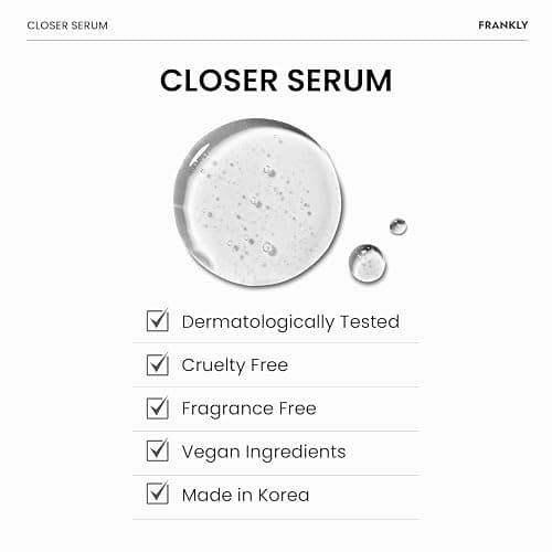 Pore Minimizer Serum | 9 Peptides, Vegan Collagen, Adenosine, PHA | Korean Pore Minimizer for Glass Skin, Anti-Aging, Hydration, Elasticity | 1.01 fl oz thumbnail 8