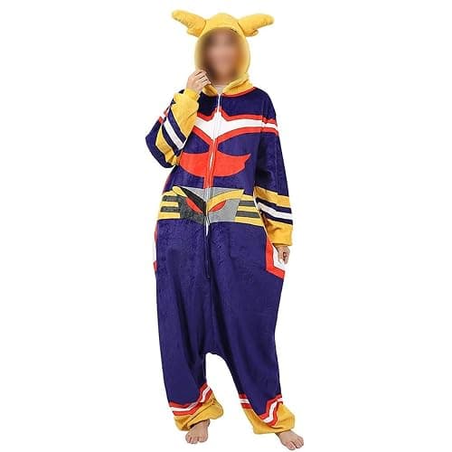 JEQHOZ Anime Costume Adult Onesie Pajamas Cute Cartoon Pattern Unisex Warm Pajamas thumbnail 3
