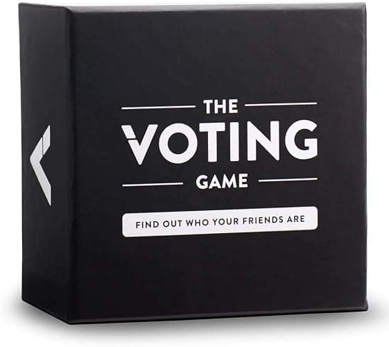 The Voting Game - The Hilarious Adult Party Card Game About Finding Out Who Your Friends are for White Elephant Parties, Stocking Stuffers + Board Games Night with Friends - Image 1