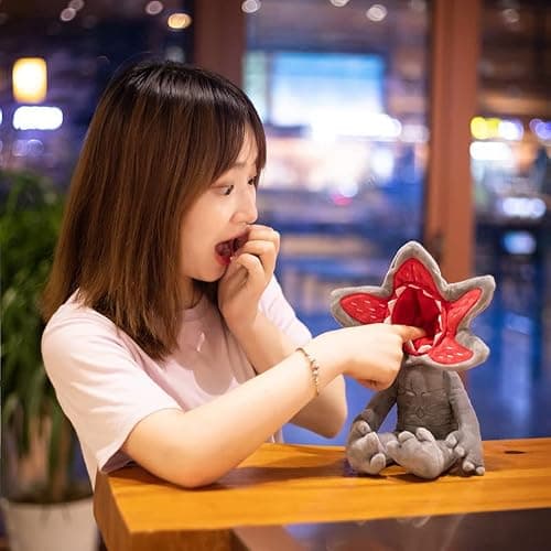 Maomoto 35cm Stranger Plush Figure Toys, DemoGorgon Plush Cute Stranger Stuffed Animals Monster Horror Stranger Plushies,Flower Head Dog Plush Toy, Demogorgon Plush Toy for Kids thumbnail 5