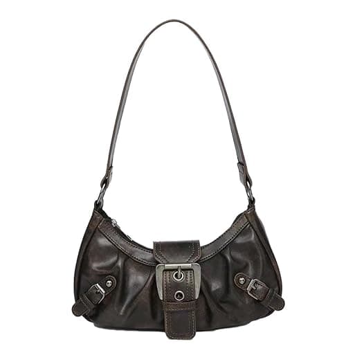 Y2K Purse Shoulder Bag for Women, Top Handle Handbag Small Goth Punk Hobo Clutch Purses Trendy Underarm Bag - Image 1