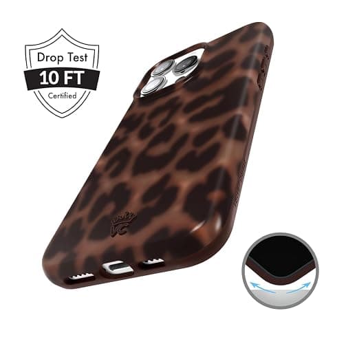 VELVET CAVIAR for iPhone 16 Pro Case - Compatible with MagSafe [10ft Drop Tested] - It Girl Leopard Print thumbnail 5