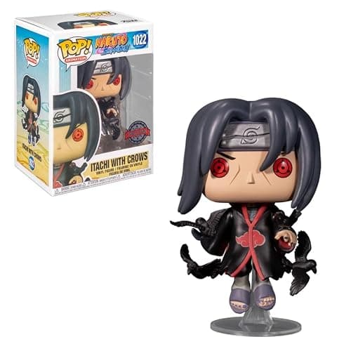 Funko POP! Animation: Naruto Shippuden - Itachi with Crows (Exclusive) Pop Vinyl - Image 1