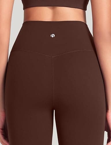 HeyNuts Harmony Flare Leggings 29"/30.5"/32.5"/34.5", High Waisted Tummy Control Wide Leg Bootcut Yoga Pants Lounge Soft thumbnail 5