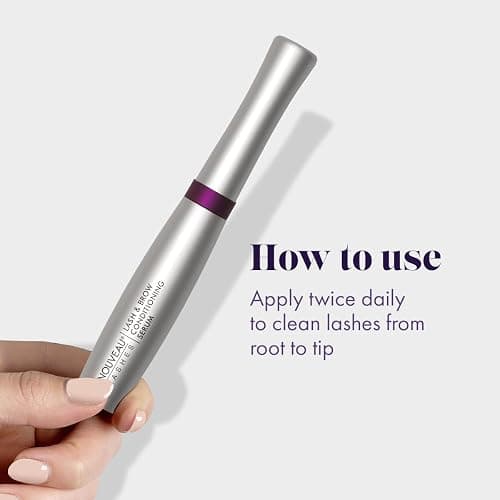 Nouveau Lashes Lash & Brow Conditioning Serum, Suitable for Use on Lash Extensions, Contains Powerful Antioxidants and Multi Vitamin Complex, Vegan, 8 ml thumbnail 5