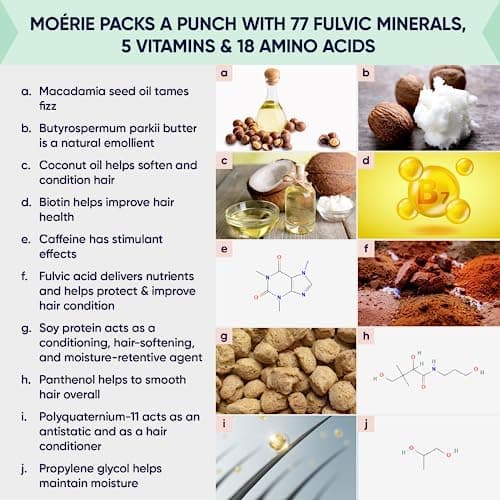 Moerie Mineral Hair Growth & Repair Mask – Restorative Treatment Hair Mask – Hair Treatment For Longer, Thicker, Fuller Hair - Vegan Hair Products – Paraben Free Hair Products – 3.4 oz (96.4g) thumbnail 5
