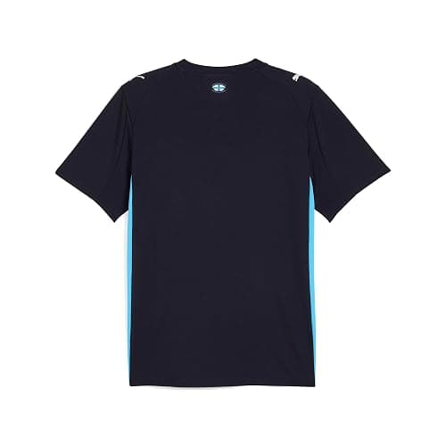 PUMA Mens Olympique De Marseille Collared Short Sleeve Jersey 2526 Casual - Blue thumbnail 4