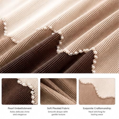 Bounce Dresses for Women Church Brown Pearl Midi thumbnail 4