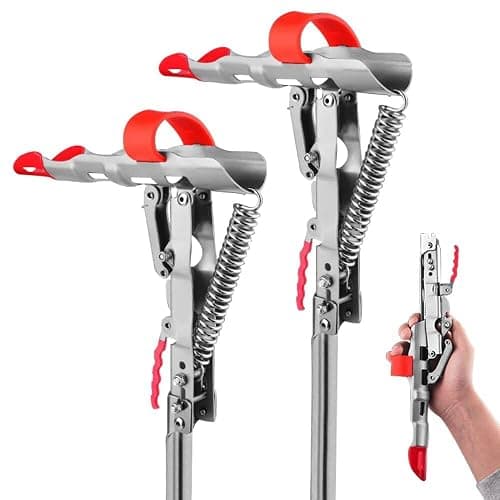 LBW Automatic Spring Fishing Rod Holder for Ground Bank Fishing Pole Holder Hook Setter Adjustable High Sensitivity Stainless Steel Fishing Rod Stand Pack - Image 1