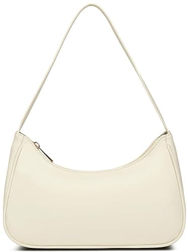Afashor Shoulder Bags for Women Vegan Leather Hobo Sling Tote Handbag Retro Clutch Purse with Zipper Closure - Image 1