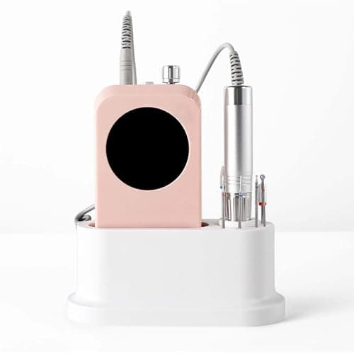 CHOOSE-IT Nail Drill Holder and Grinding Bit Storage Box | 8-Bit Organizer for Nail Drill Machine | ABS Desktop Storage Case for Home & Salon Use - Image 1