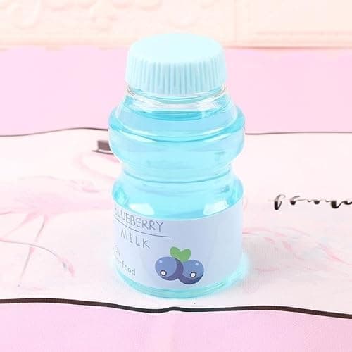 FLIPNEX Clear Strawberry Jelly Slime - Fluffy, Stretchy, Crunchy Bubble Slime - Soft Putty Stress Relief Toy - Party Favors - Super Light - Pink thumbnail 7