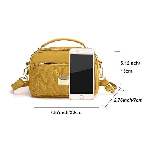 Quilted Small Crossbody Purse for Women Mini Shoulder Bag Cellphone Wallet Purses thumbnail 4
