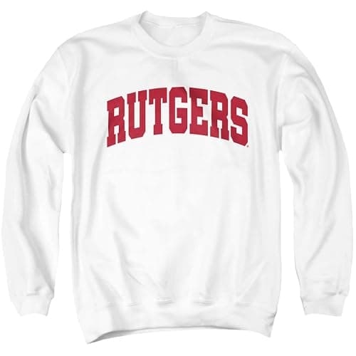 LOGOVISION Rutgers University School Name Arch Unisex Adult Crewneck Sweatshirt - Image 1