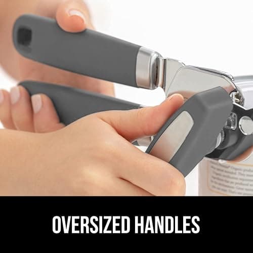 GORILLA GRIP Heavy Duty Stainless Steel Smooth Edge Manual Can Opener and Bottle Openers, Soft Comfortable Handle, Oversized Handheld Turn Knob, US Designed Multifunctional Kitchen Tool, Gray thumbnail 9